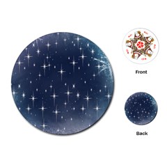 Background-star Playing Cards Single Design (round)