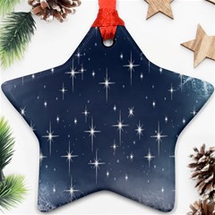 Background-star Star Ornament (two Sides) by nateshop