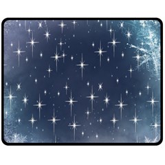 Background-star Double Sided Fleece Blanket (medium) 