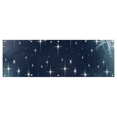 Background-star Banner And Sign 12  X 4 