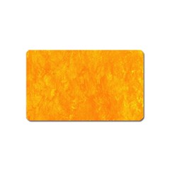 Background-yellow Magnet (name Card) by nateshop