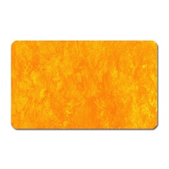 Background-yellow Magnet (rectangular) by nateshop