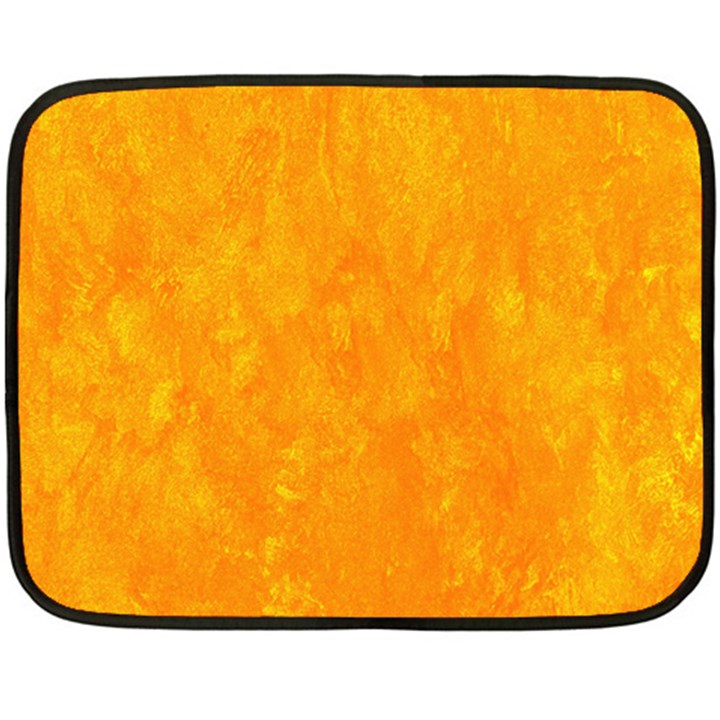 Background-yellow Double Sided Fleece Blanket (Mini) 