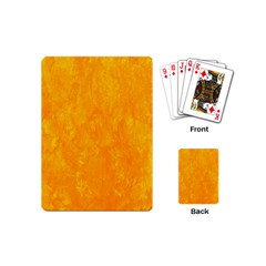 Background-yellow Playing Cards Single Design (mini)