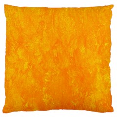 Background-yellow Large Cushion Case (one Side)