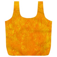 Background-yellow Full Print Recycle Bag (xl) by nateshop