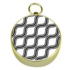 Diagonal-black White Gold Compasses by nateshop