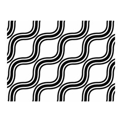 Diagonal-black White Double Sided Flano Blanket (mini)  by nateshop