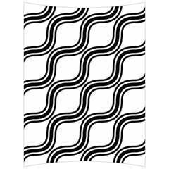 Diagonal-black White Back Support Cushion by nateshop