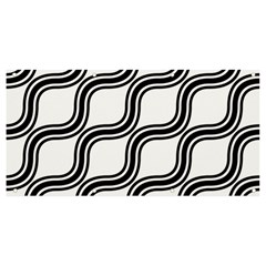 Diagonal-black White Banner And Sign 8  X 4 