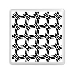 Diagonal-black White Memory Card Reader (square) by nateshop