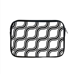 Diagonal-black White Apple Macbook Pro 15  Zipper Case by nateshop