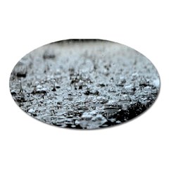  Rain Drops Water Liquid  Oval Magnet by artworkshop