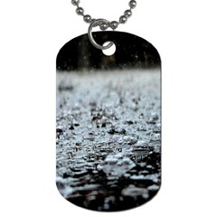  Rain Drops Water Liquid  Dog Tag (two Sides) by artworkshop