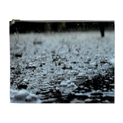  Rain Drops Water Liquid  Cosmetic Bag (xl) by artworkshop