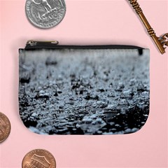  Rain Drops Water Liquid  Mini Coin Purse by artworkshop