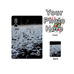  Rain Drops Water Liquid  Playing Cards 54 Designs (mini) by artworkshop