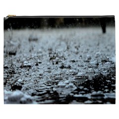  Rain Drops Water Liquid  Cosmetic Bag (xxxl) by artworkshop