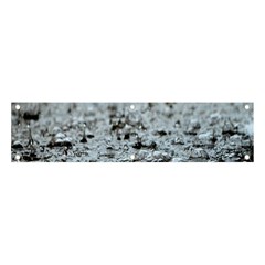  Rain Drops Water Liquid  Banner And Sign 4  X 1  by artworkshop