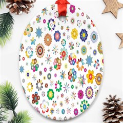  Background Chromatic Colorful Ornament (oval) by artworkshop