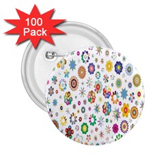  Background Chromatic Colorful 2 25  Buttons (100 Pack)  by artworkshop