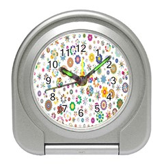  Background Chromatic Colorful Travel Alarm Clock by artworkshop