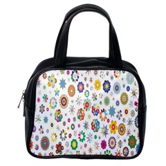  Background Chromatic Colorful Classic Handbag (one Side) by artworkshop