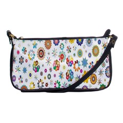  Background Chromatic Colorful Shoulder Clutch Bag by artworkshop