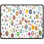  Background Chromatic Colorful Fleece Blanket (Medium)  60 x50  Blanket Front