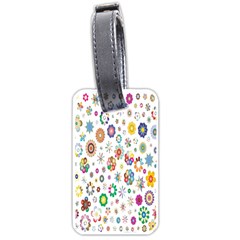  Background Chromatic Colorful Luggage Tag (one Side) by artworkshop