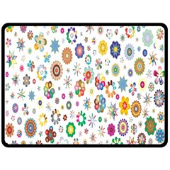  Background Chromatic Colorful Fleece Blanket (large)  by artworkshop