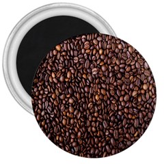 Coffee Beans Food Texture 3  Magnets by artworkshop