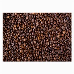 Coffee Beans Food Texture Large Glasses Cloth by artworkshop