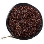 Coffee Beans Food Texture Mini Makeup Bag Back