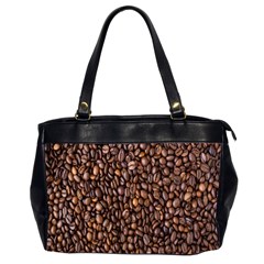 Coffee Beans Food Texture Oversize Office Handbag (2 Sides) by artworkshop