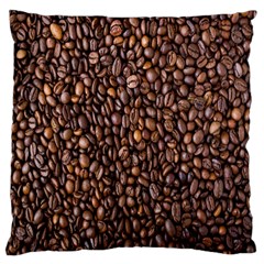 Coffee Beans Food Texture Large Cushion Case (one Side) by artworkshop