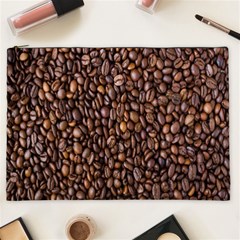 Coffee Beans Food Texture Cosmetic Bag (xxl) by artworkshop