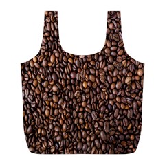 Coffee Beans Food Texture Full Print Recycle Bag (l) by artworkshop