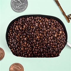 Coffee Beans Food Texture Accessory Pouch (medium) by artworkshop