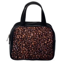 Coffee Beans Food Texture Classic Handbag (one Side) by artworkshop