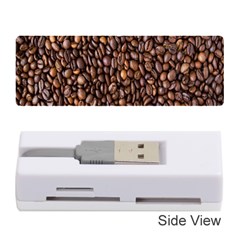 Coffee Beans Food Texture Memory Card Reader (stick) by artworkshop