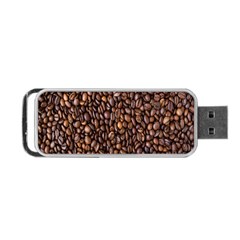 Coffee Beans Food Texture Portable Usb Flash (one Side) by artworkshop