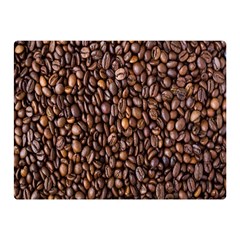 Coffee Beans Food Texture Double Sided Flano Blanket (mini)  by artworkshop