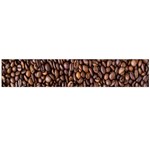 Coffee Beans Food Texture Large Flano Scarf  Front