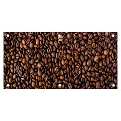 Coffee Beans Food Texture Banner And Sign 6  X 3  by artworkshop