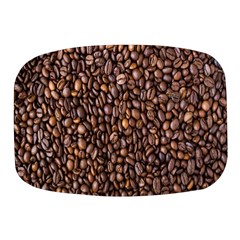 Coffee Beans Food Texture Mini Square Pill Box by artworkshop