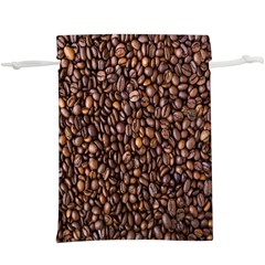 Coffee Beans Food Texture  Lightweight Drawstring Pouch (xl) by artworkshop