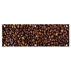 Coffee Beans Food Texture Banner And Sign 6  X 2 