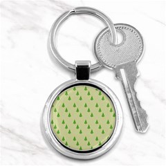 Christmas Wrapping Paper  Key Chain (round) by artworkshop