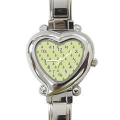 Christmas Wrapping Paper  Heart Italian Charm Watch by artworkshop